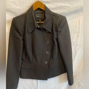 BCBGMAXAZRIA Black Cropped Jacket